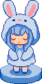 BunBun blue collectible figure