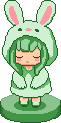 BunBun green collectible figure