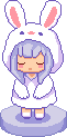 BunBun white collectible figure