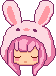BunBun pink phone icon