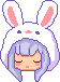 BunBun white phone icon