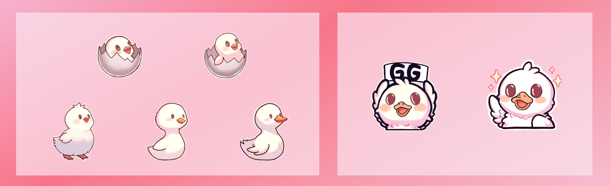 Twitch emotes and badges