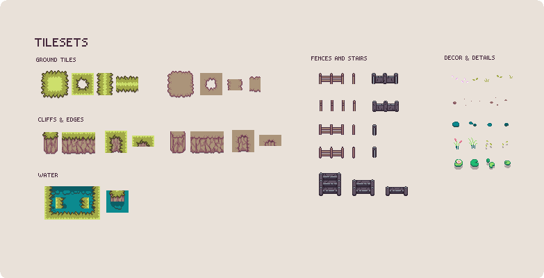 Forget Me Not tilesets