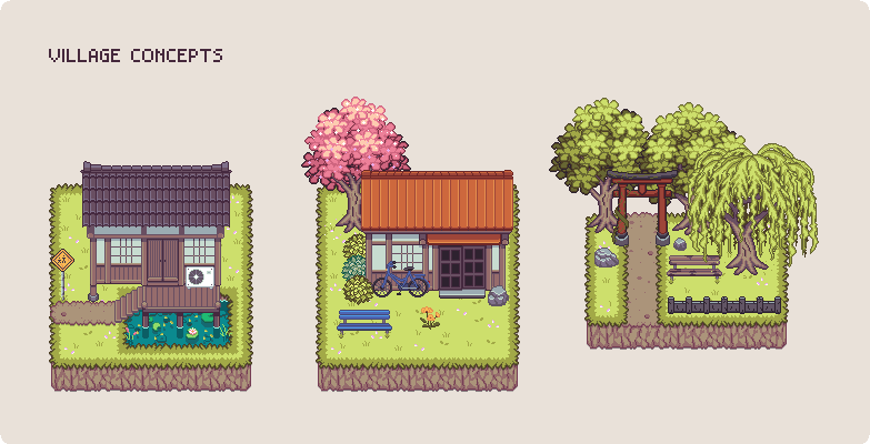 Village concept compositions